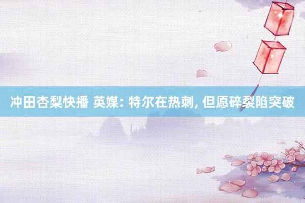 冲田杏梨快播 英媒: 特尔在热刺， 但愿碎裂陷突破