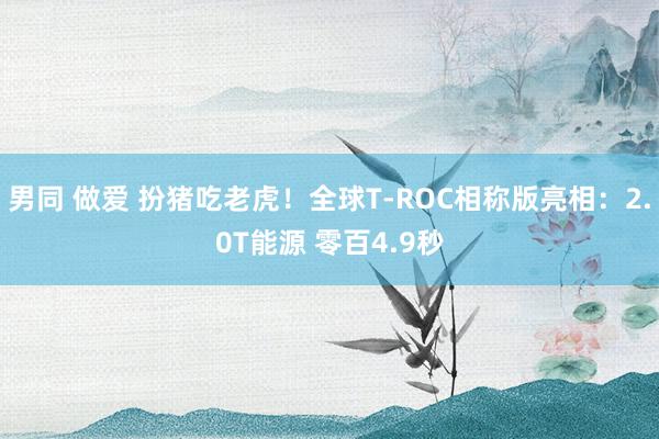 男同 做爱 扮猪吃老虎！全球T-ROC相称版亮相：2.0T能源 零百4.9秒